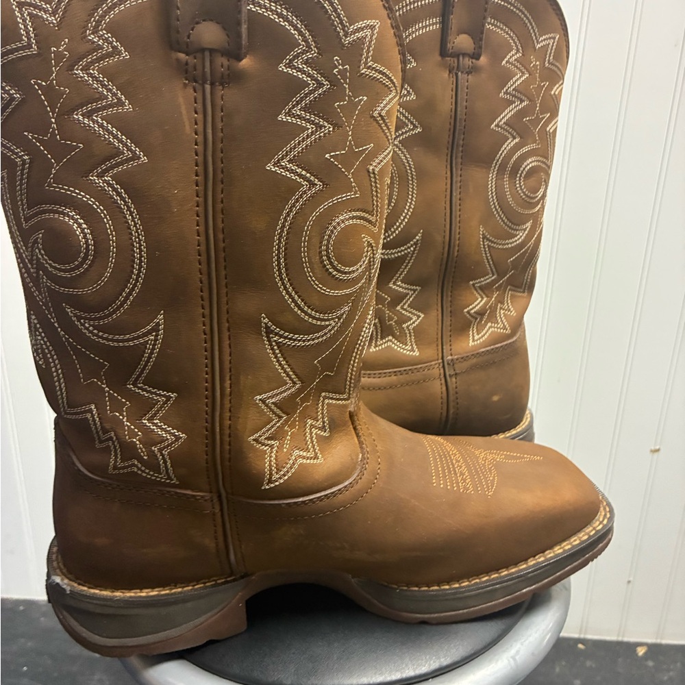 Durango Brown Leather Western Boots